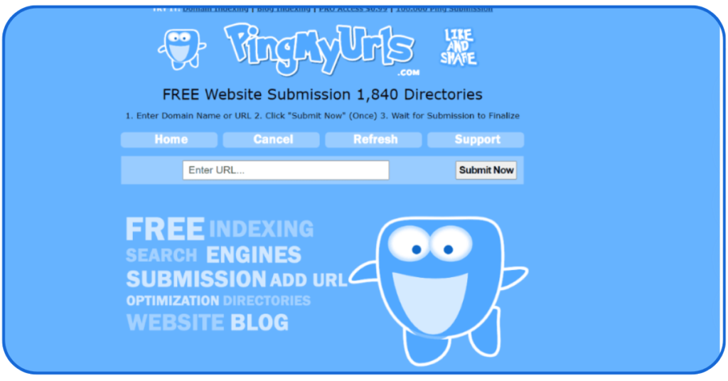 Ping Submission Sites