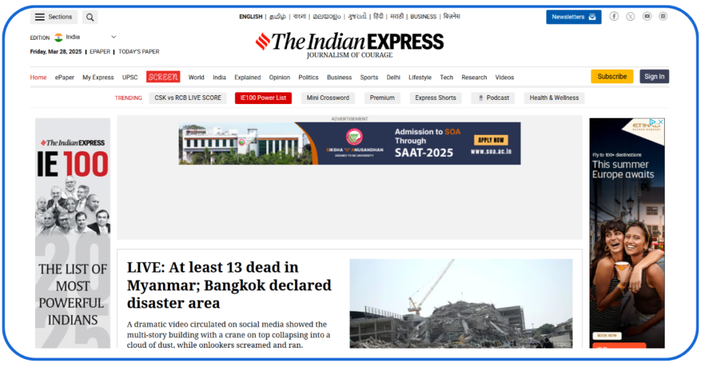 News Portal Websites in India