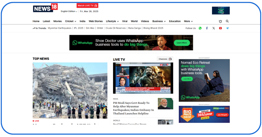 News Portal Websites in India