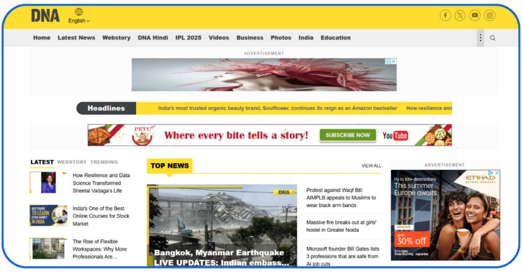 News Portal Websites in India